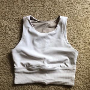 Lululemon crop high neck workout top